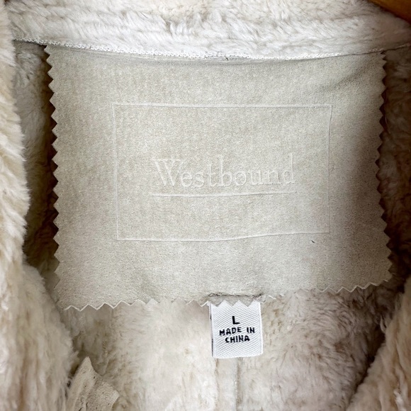 Westbound Vintage Suede Faux Fur Lined Jacket - Picture 4 of 8